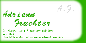 adrienn fruchter business card